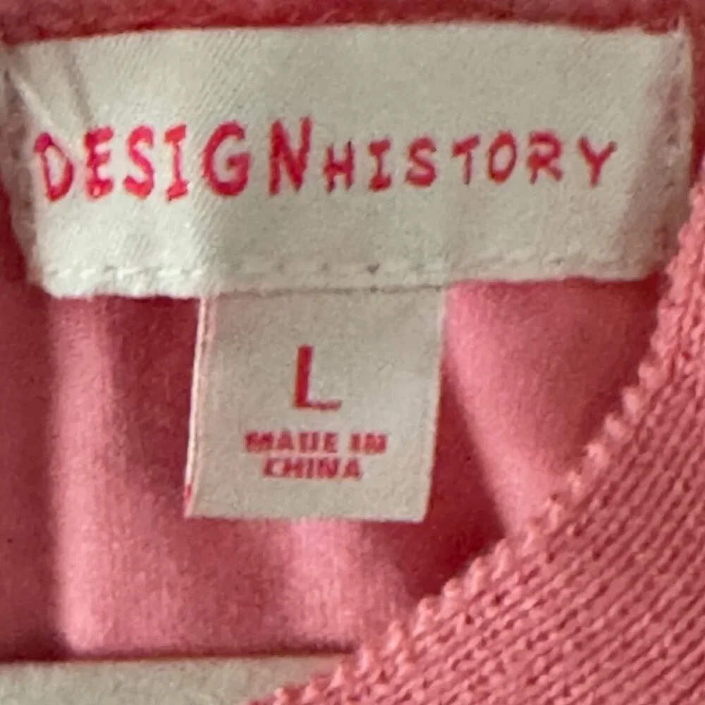 New Design History Girls Pink Crochet Dress Size L Large